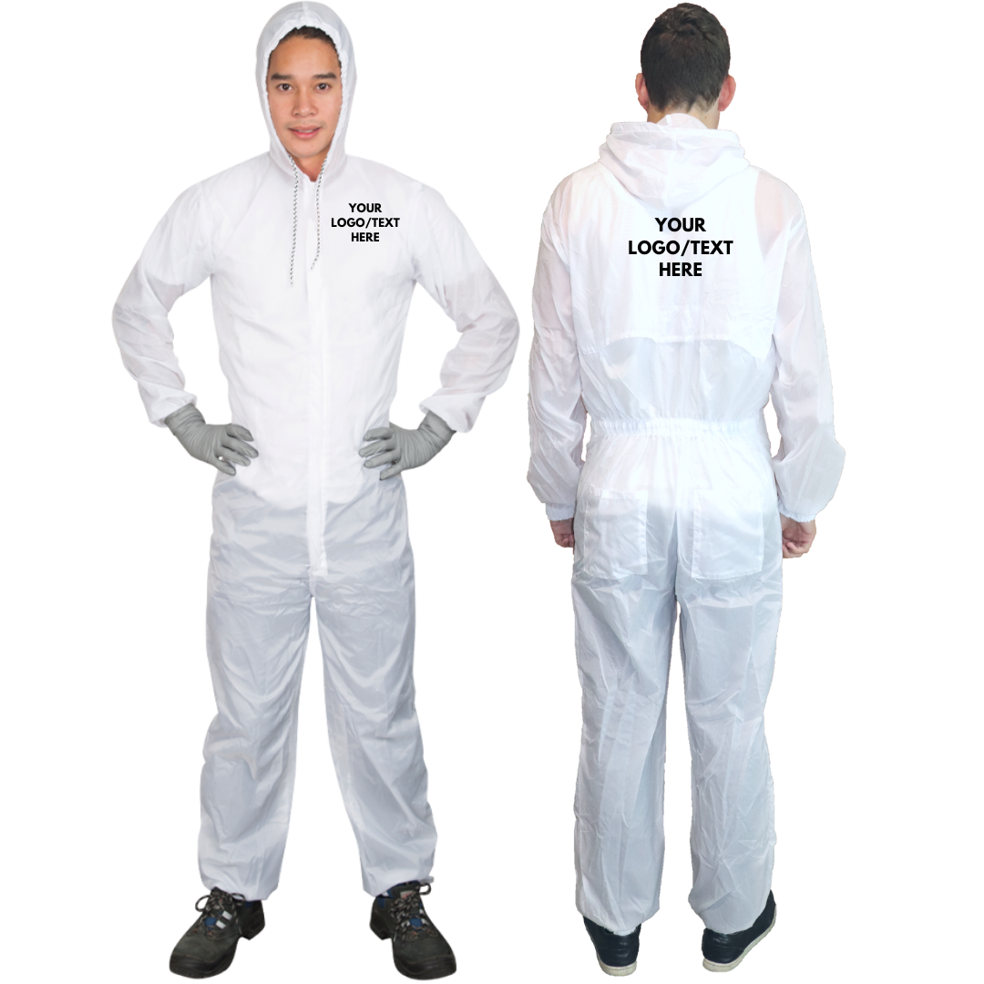 White Nylon Paint Suit